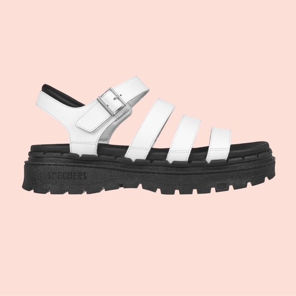 White Platform Sandals - Picture 3 of 7